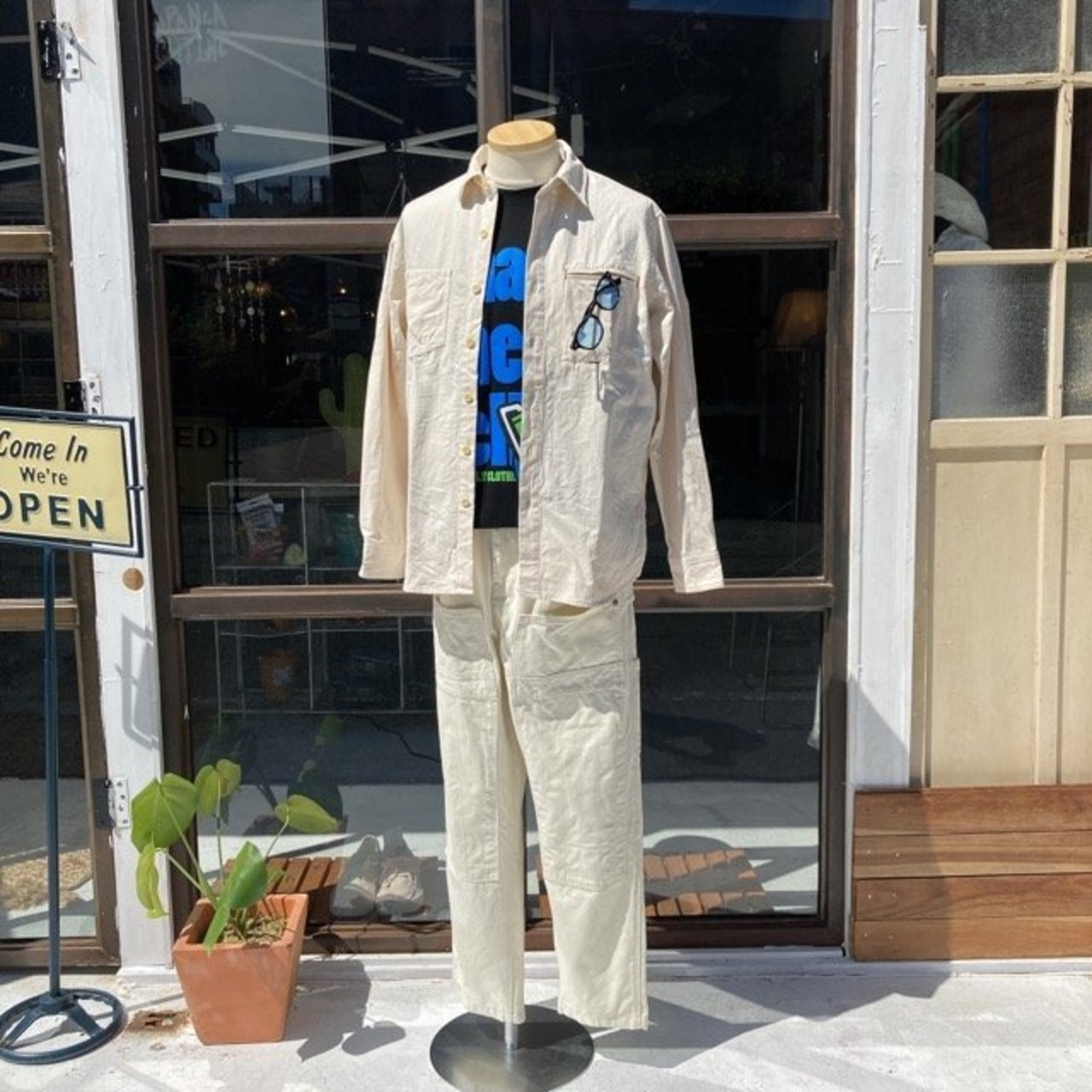 Topanga Men's　ホワイトデニムベイカーパンツ