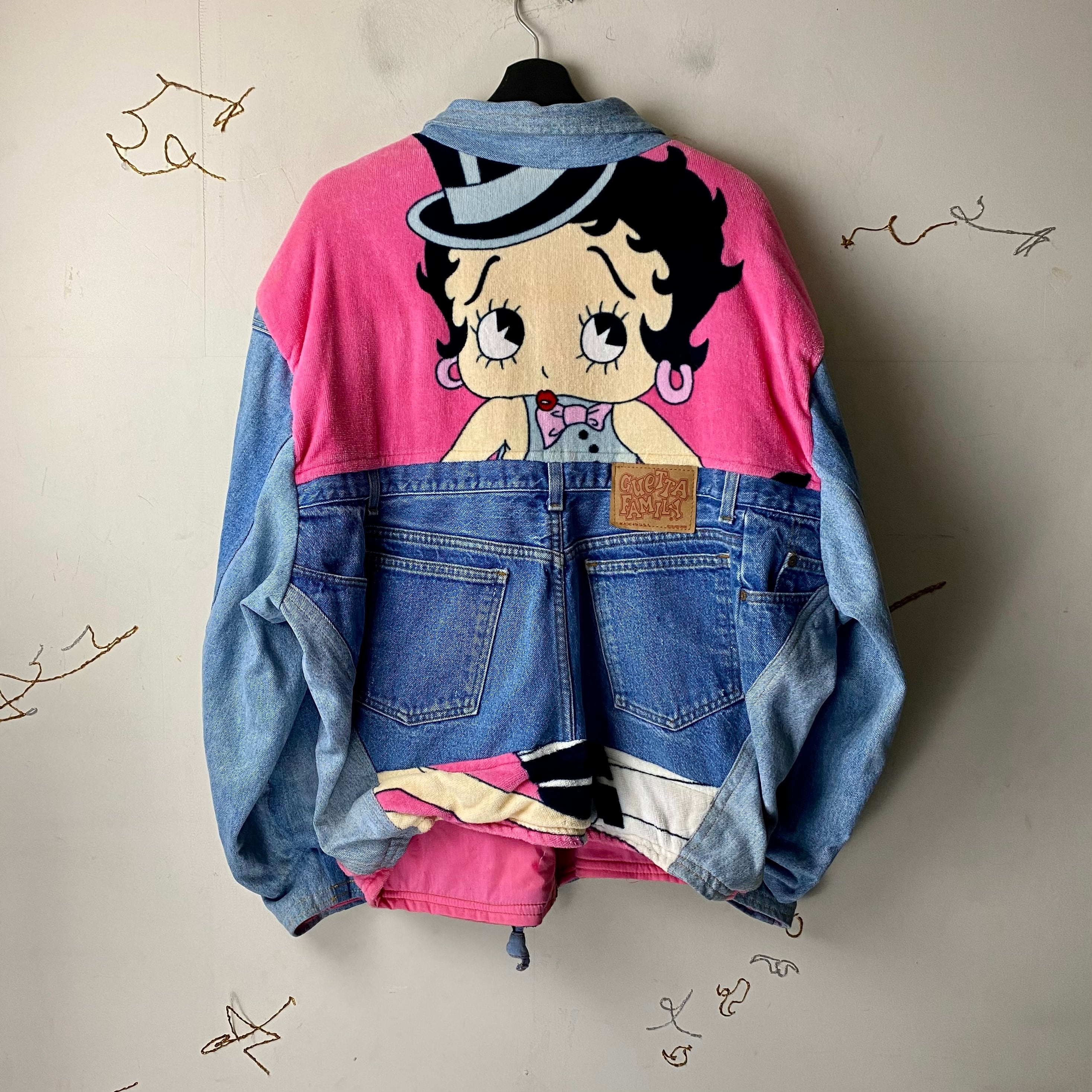 vintage 1990’s TOO CUTE re-build denim jacket “betty boop” | NOIR ONLINE  powered by BASE