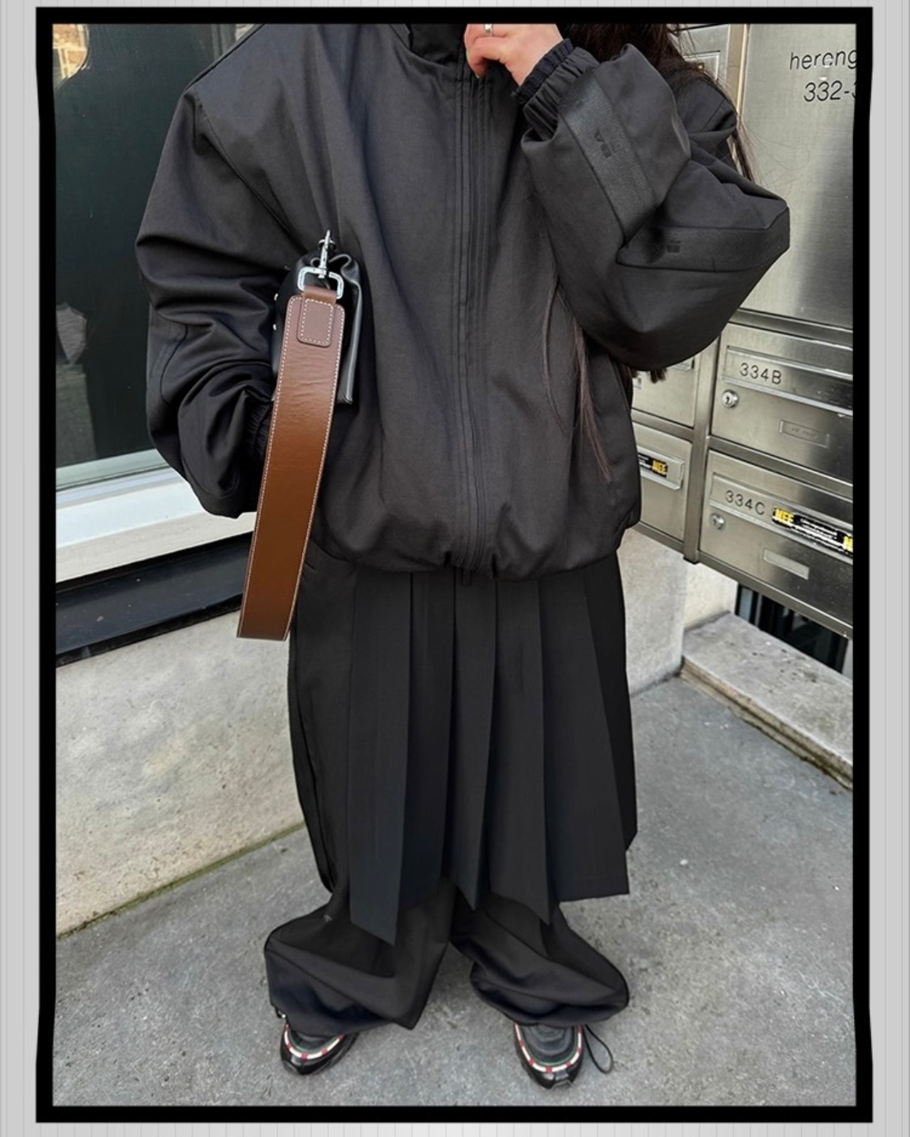 BALIANG Removable Pleated Half Skirt