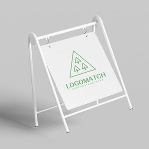 自然を守り育てる森のロゴ