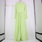 社交ダンス 衣装 スタンダード ドレス ワンピース レッスンウェア パーティ衣装 thang loi 黄緑 ライトグリーン系 無地 シンプル フレッシュ 輝く 大きく広がる裾 ダンス映え おしゃれ 女性用 着やすい シンプルデザイン イベント用 体型カバー 130cm丈 伸縮性なし ルームウェア コスチューム