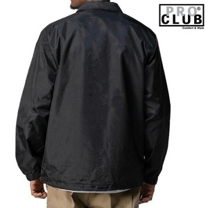 PRO CLUB 「Nylon Coach Jacket Black」