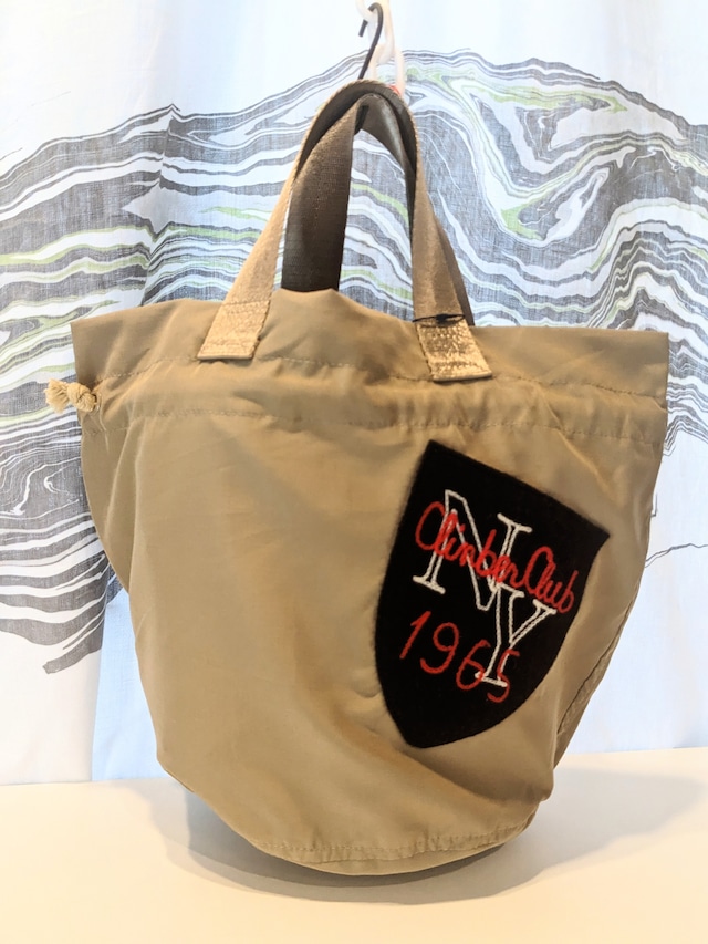 〈BRODRE SMILEDRAW〉2way Drawstring BAG  /  BEIGE