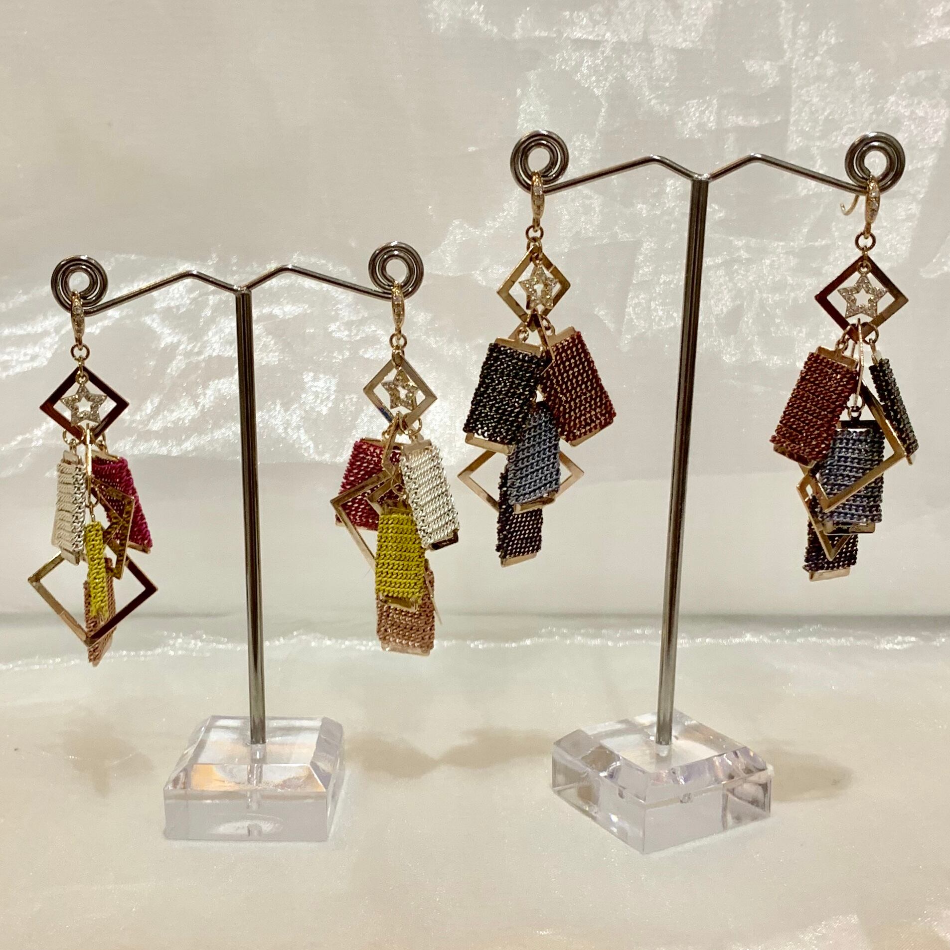 rectangleモチーフピアス