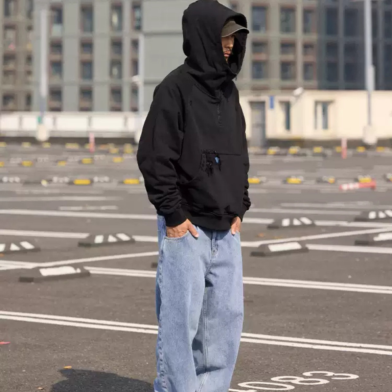 ダメージレイヤード プルオーバーフーディー A2015 - 2