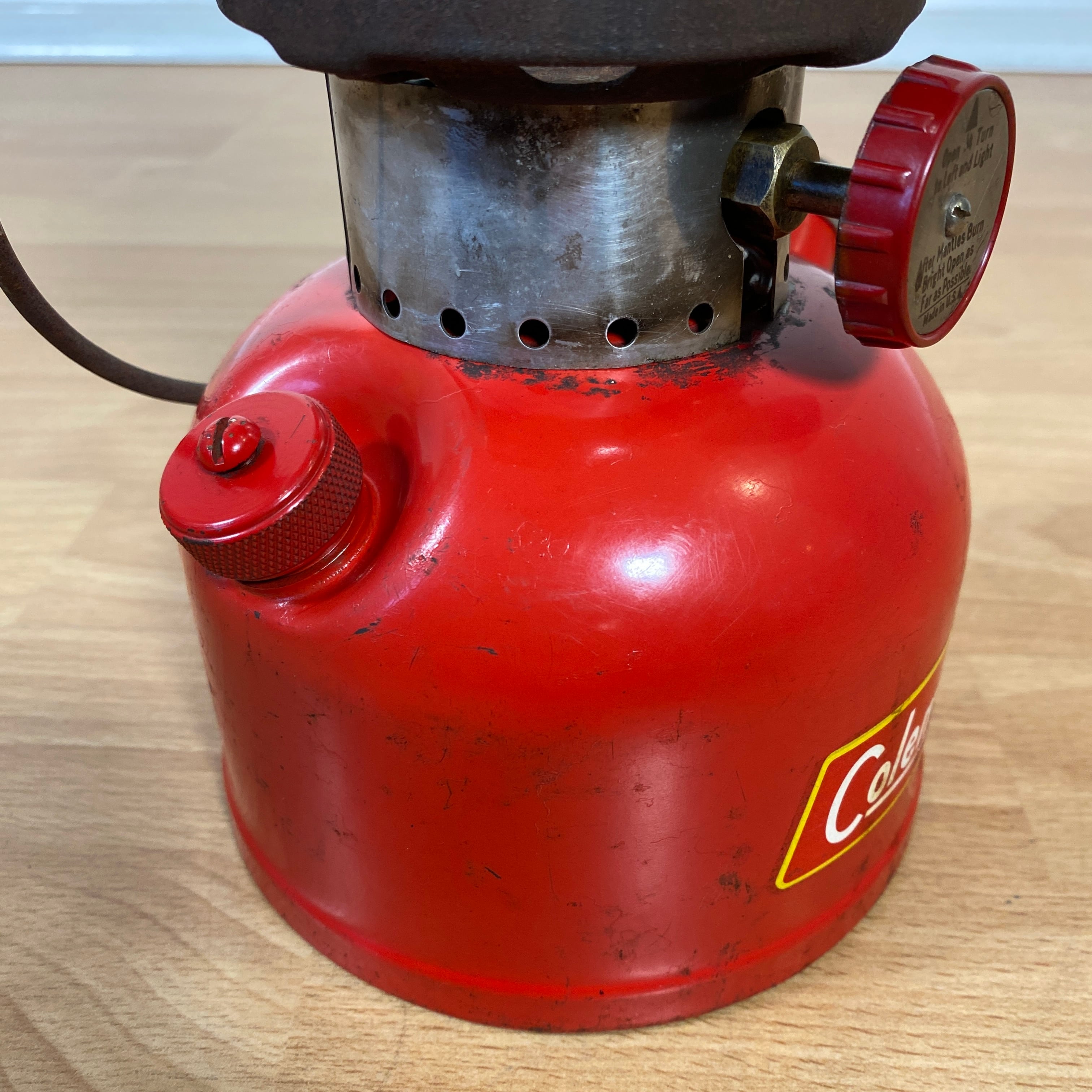 コールマン Coleman 200A イエローボーダー ビンテージ ランタン 1961年5月製造 コールマン200A イエローボーダー ランタンマーク 1961