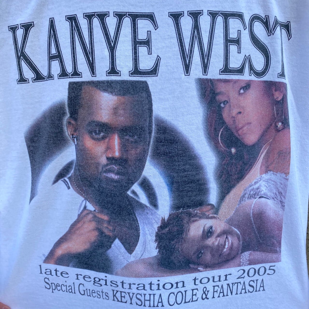 トップス kanyewest lateregistration 2005 ye Kanye West カニエ・ウェスト LATE REGISTRATION TOUR 2005 プリント