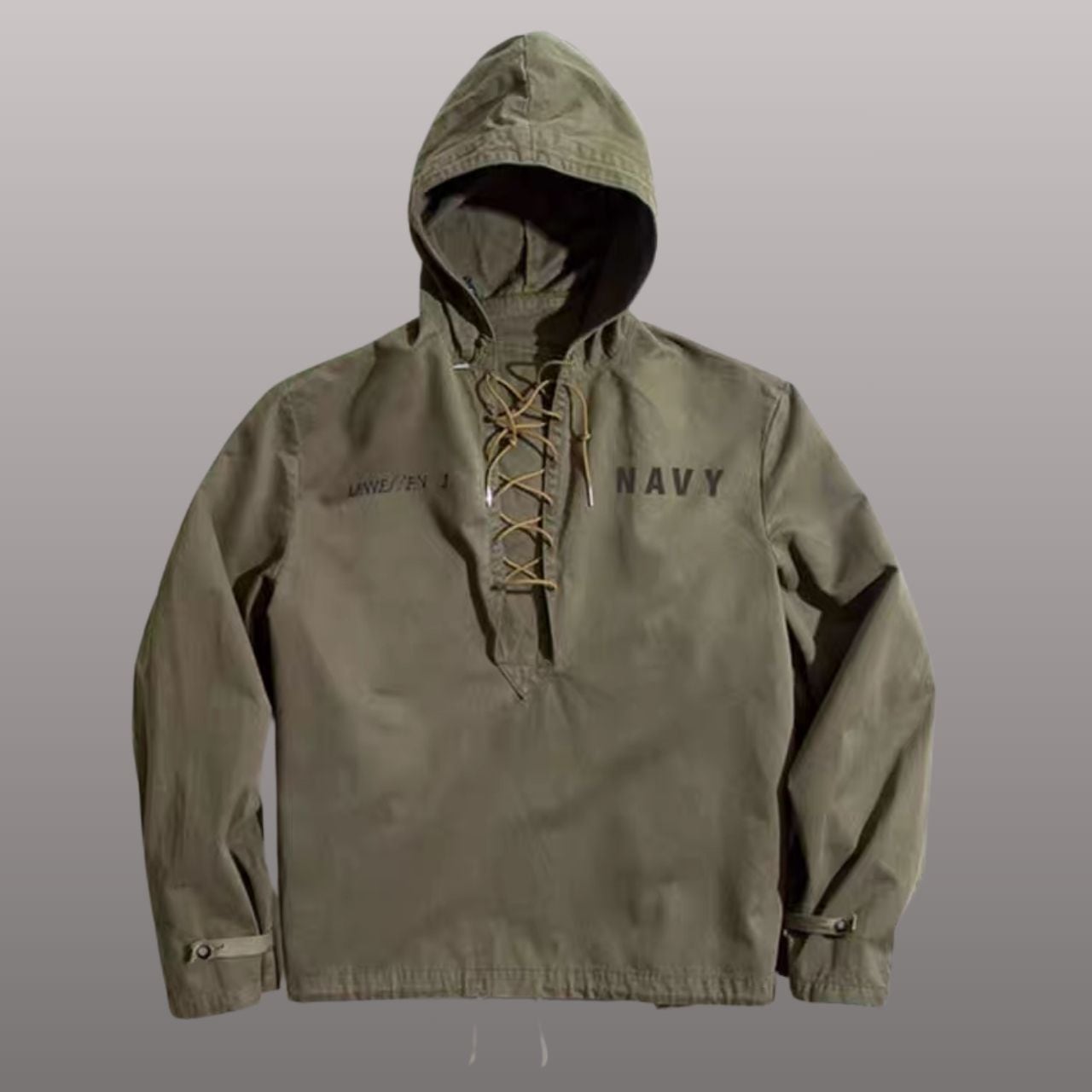 ドローストリング長袖プルオーバーシャツ G150