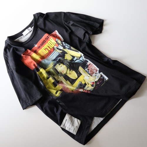 TOLQ “ Trompe l'oeil Mosaic T-shirts ( Black )”