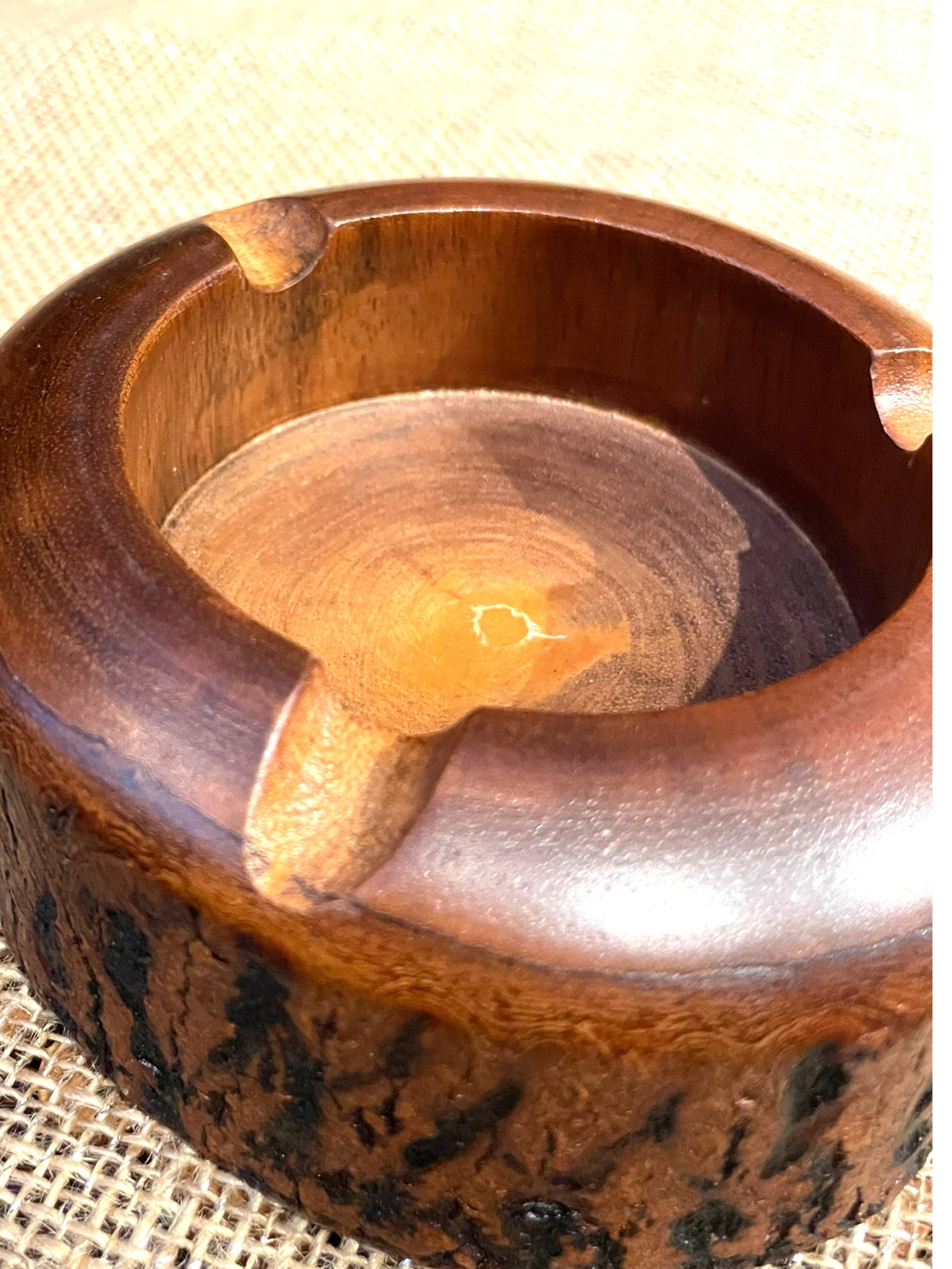 灰皿 木製灰皿 木製 アッシュトレイ アジアン灰皿 小物入れ おしゃれ