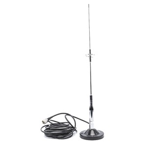 【在庫処分】EASYTALK NL-770S モービルアンテナ 144/430MHz帯高利得2バンド 強力マグネット基台 同軸ケーブル 5m マウントアンテナ 車載用 無線アンテナ 全長41.5CM