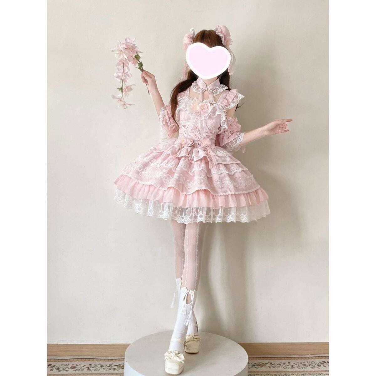 量産型 プリンセスドレスJSK 豪華フリル 3色展開 撮影会向け｜WithU