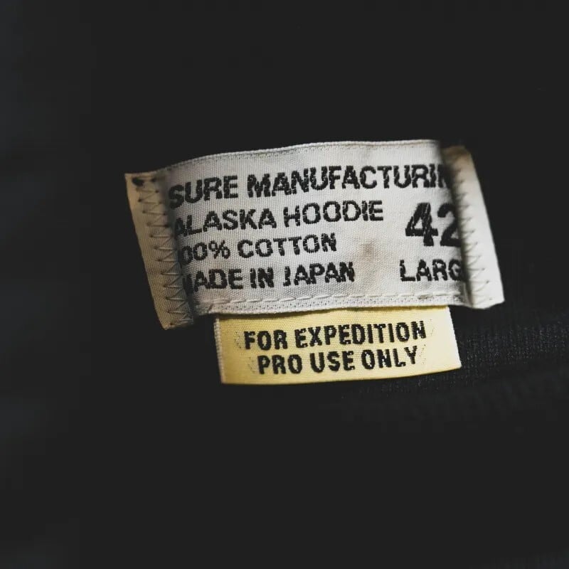XX DEVELOPMENT SURE'S ALASKA HOODIE 25 SINGLE FACE BLACK&NASVY