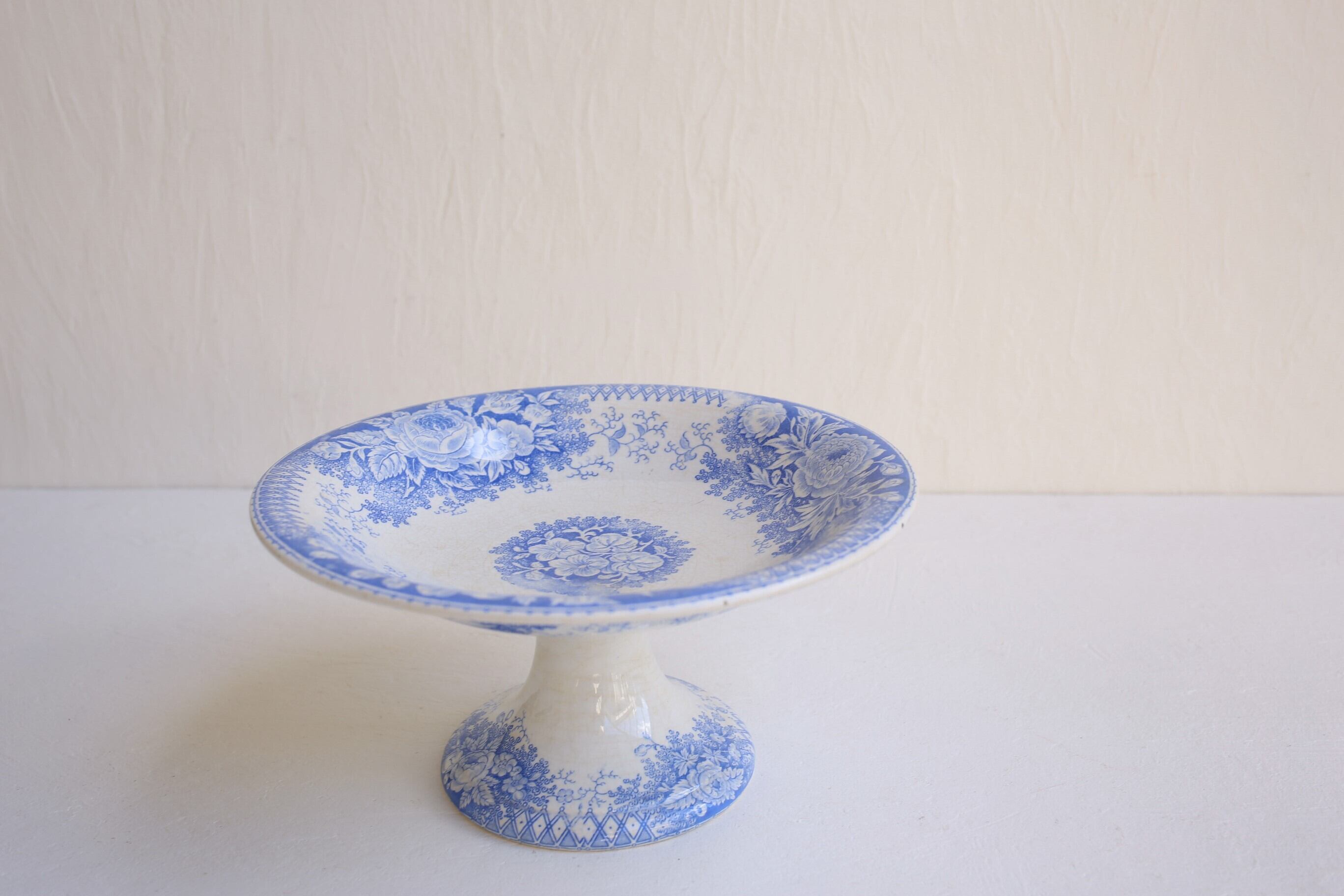 フランス アンティーク U&C SARREGUEMINES『JARDINIERE』コンポティエ N-03327