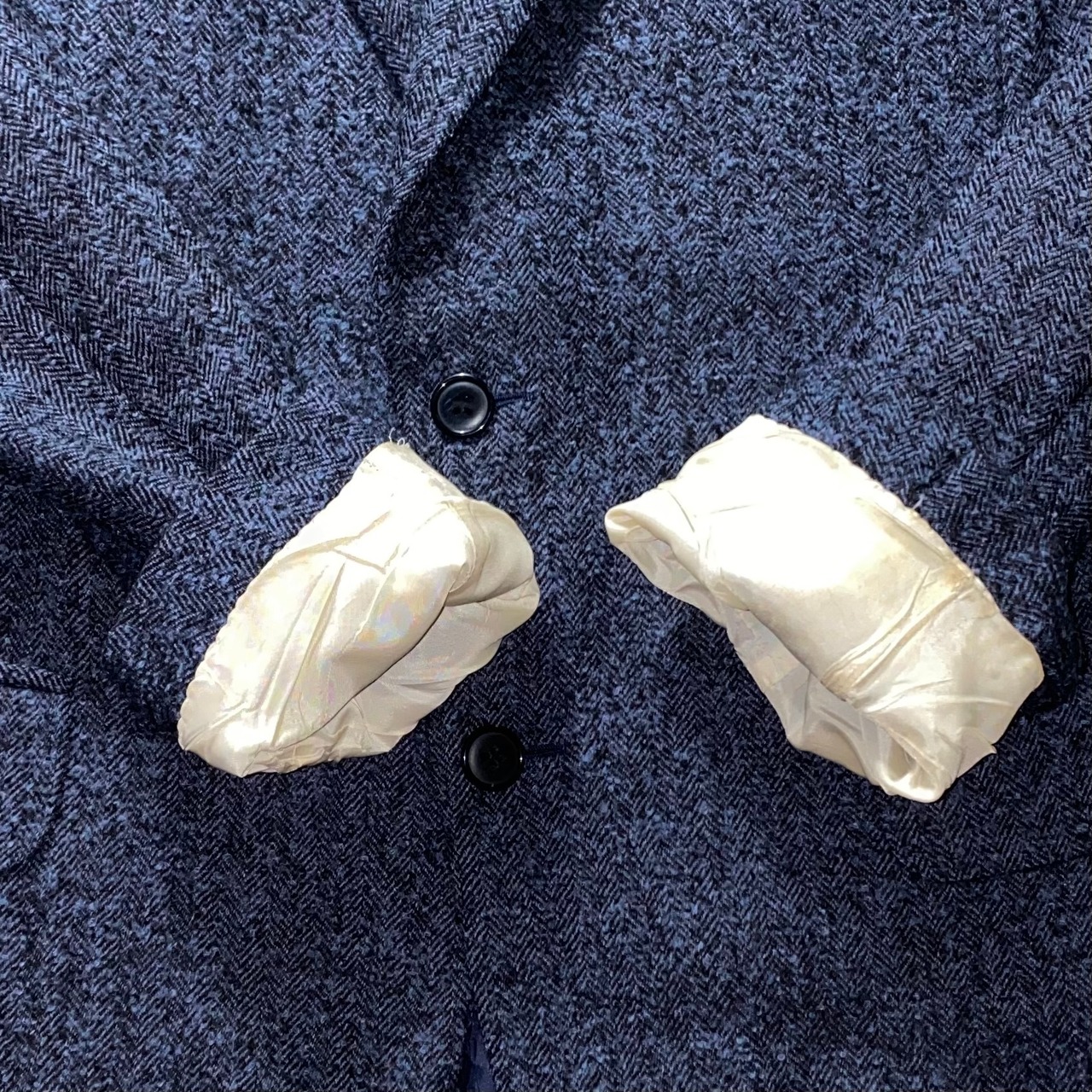 vintage BRIONI “ROMAN STYLE” herringbone nep tweed tailored jacket