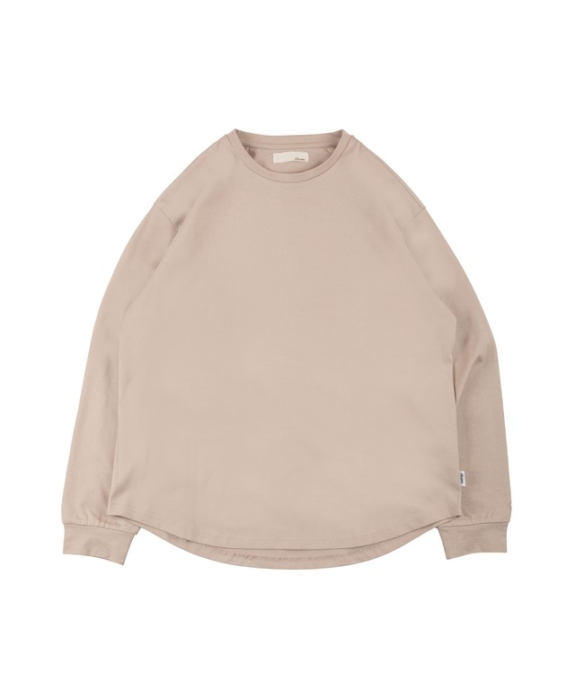 【#Re:room】ONE POINT ROUND HEM BIG LONG SLEEVE［REC703］