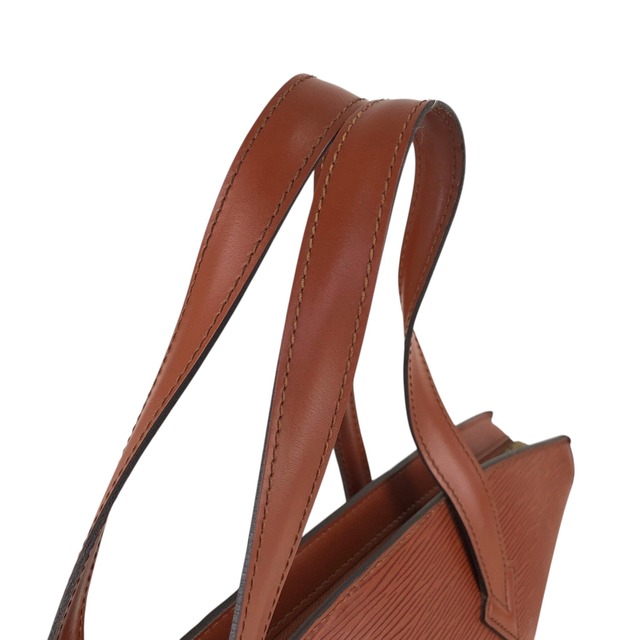 LOUIS VUITTON ルイヴィトン エピ トートバッグ ブラウン レザー サンジャック vintage ヴィンテージ オールド p6db2u