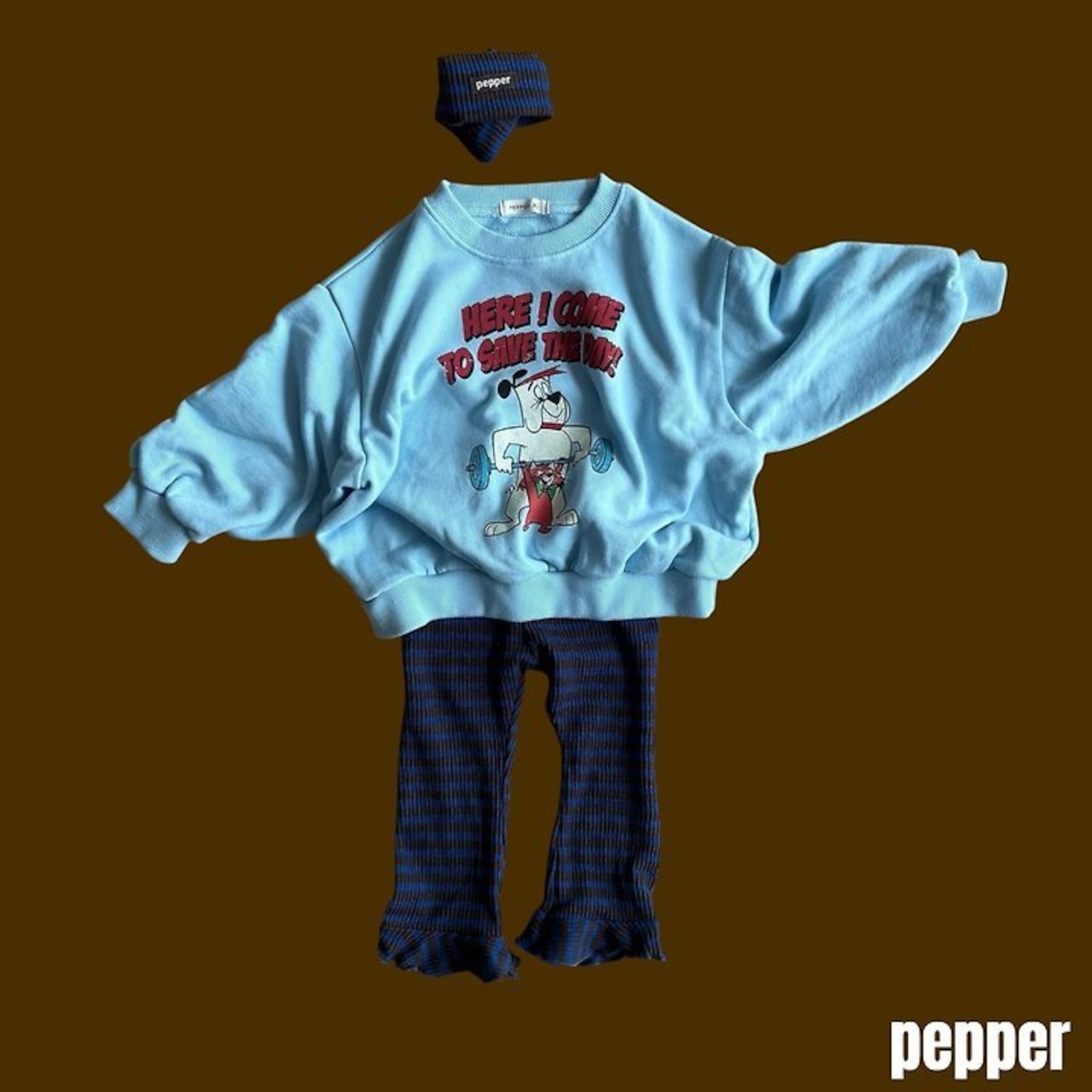 韓国子供服 / PEPPER / 26Autumn / ピッピフリルパンツ / 秋服 *XS~XL *