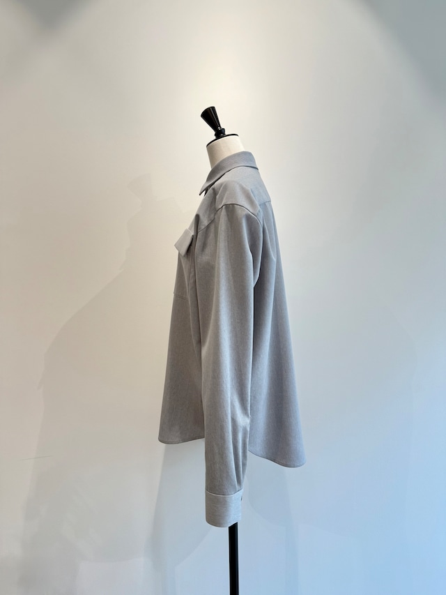 jonnlynx/JL225-SH907 Shirt Top gray