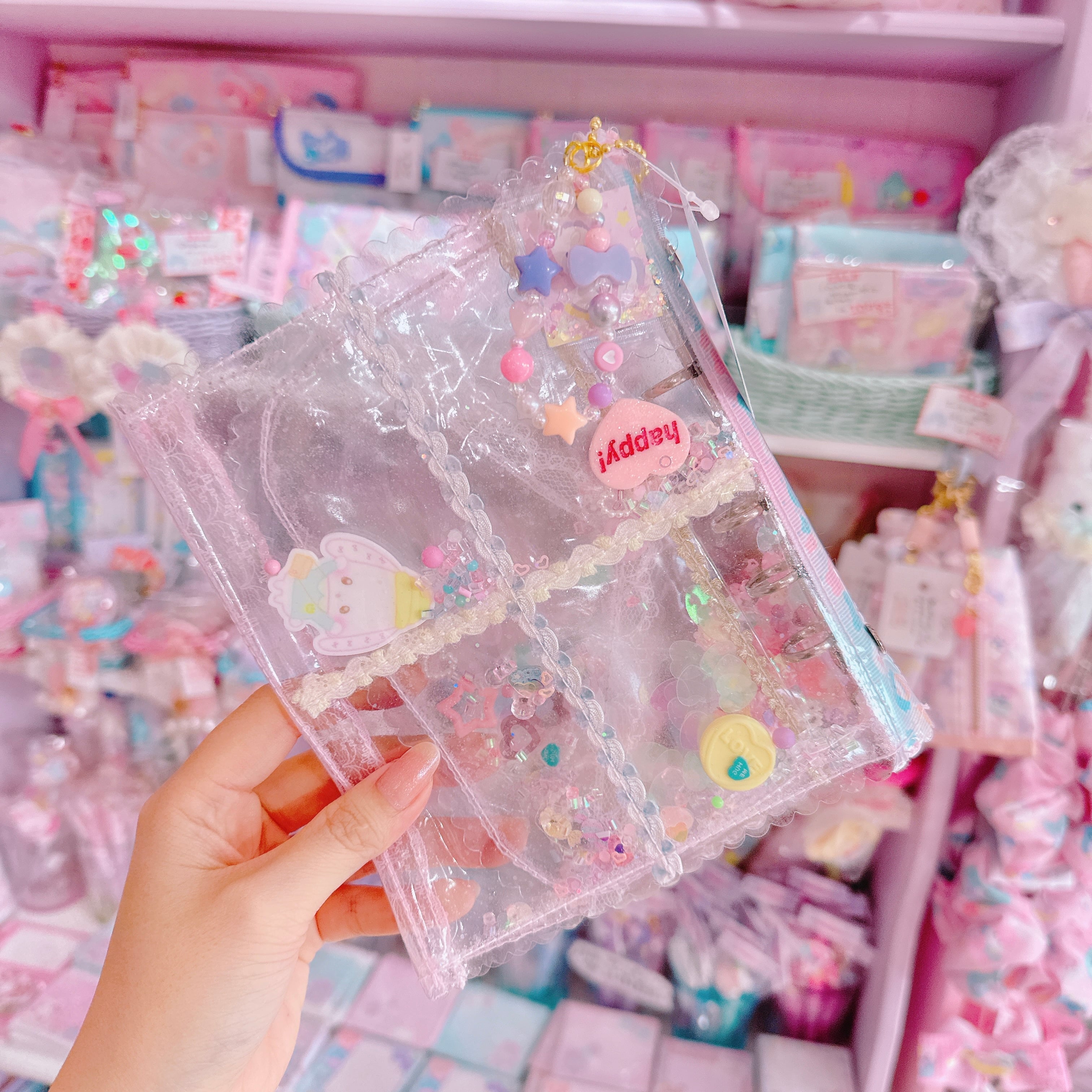 【K2】81-3ラブレター風A7シール帳