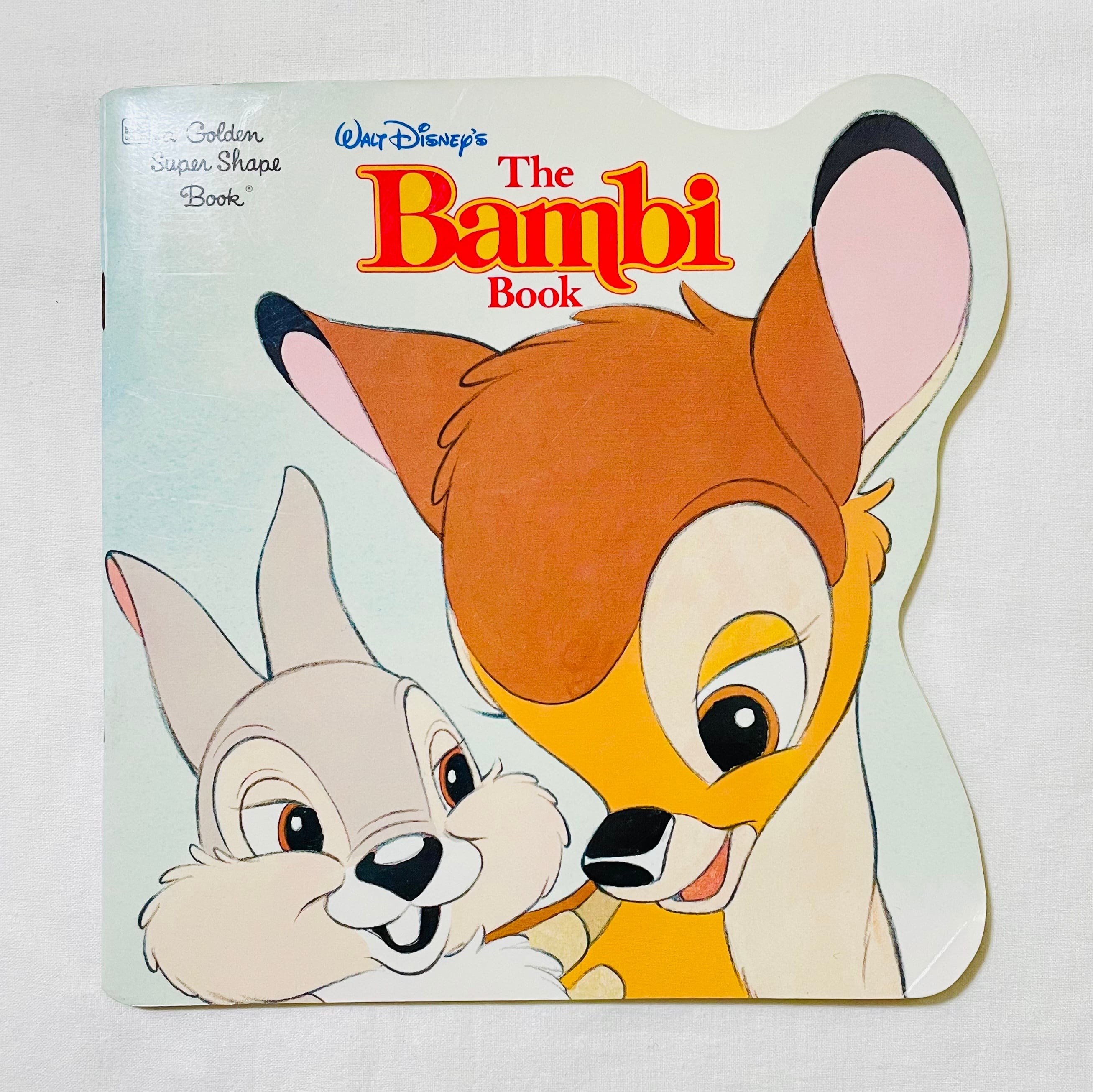 THE BAMBI BOOK「バンビ」洋書絵本 シェイプブック 1994年 ゴールデン