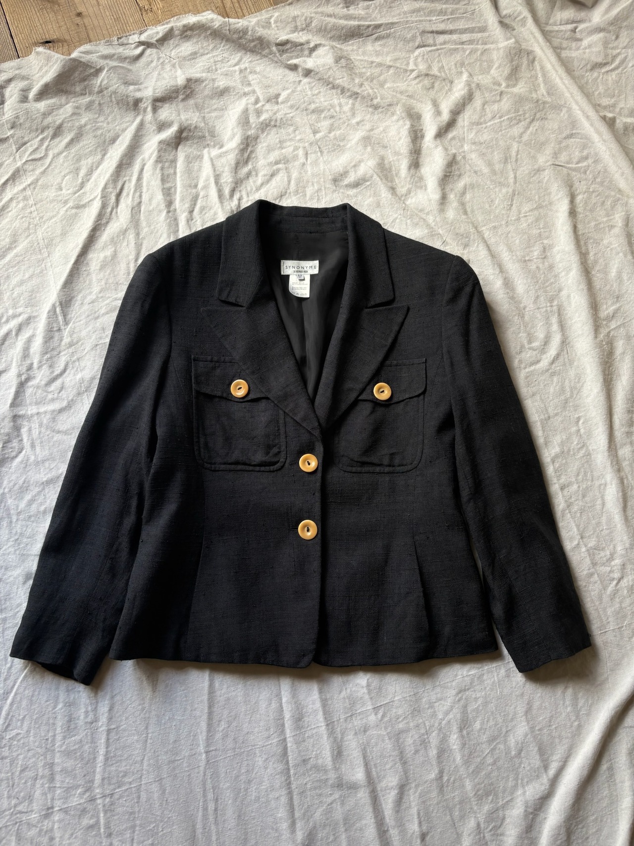 Made in France Black silk Jacket
