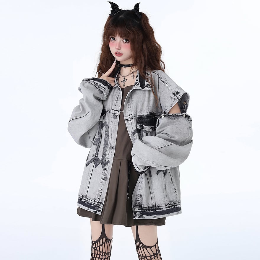 ぬいぐるみカスタムデニム サブカル 原宿 <期間限定> 33531-34-