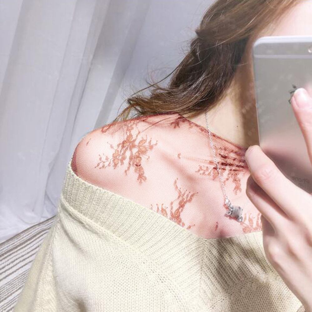 シアー トップス 長袖 レースチュール レディース 韓国 重ね着 透け感 きれいめ おしゃれ 大人 シースルー ハイネック レイヤード 紫外線対策 日焼け防止 大人可愛い 大人女子