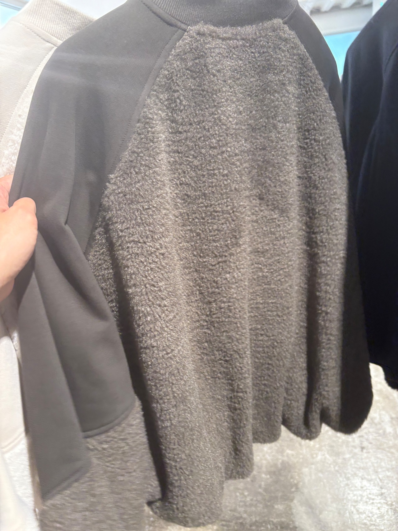 LUGIVA ボア切り替えブルゾン　402579