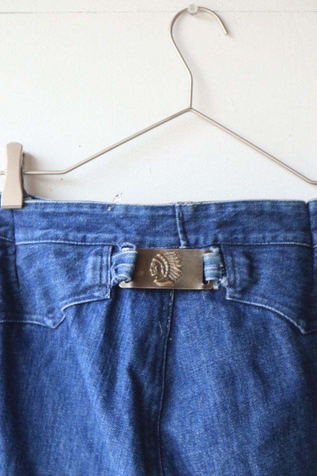 denim flare pants