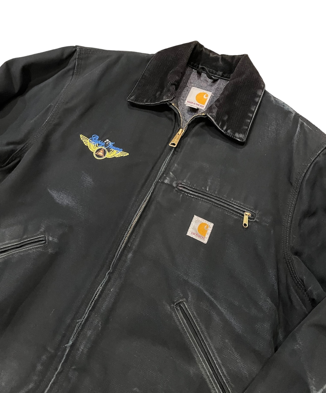 Carhartt J001 Black Detroit Jacket Made in U.S.A カーハート 