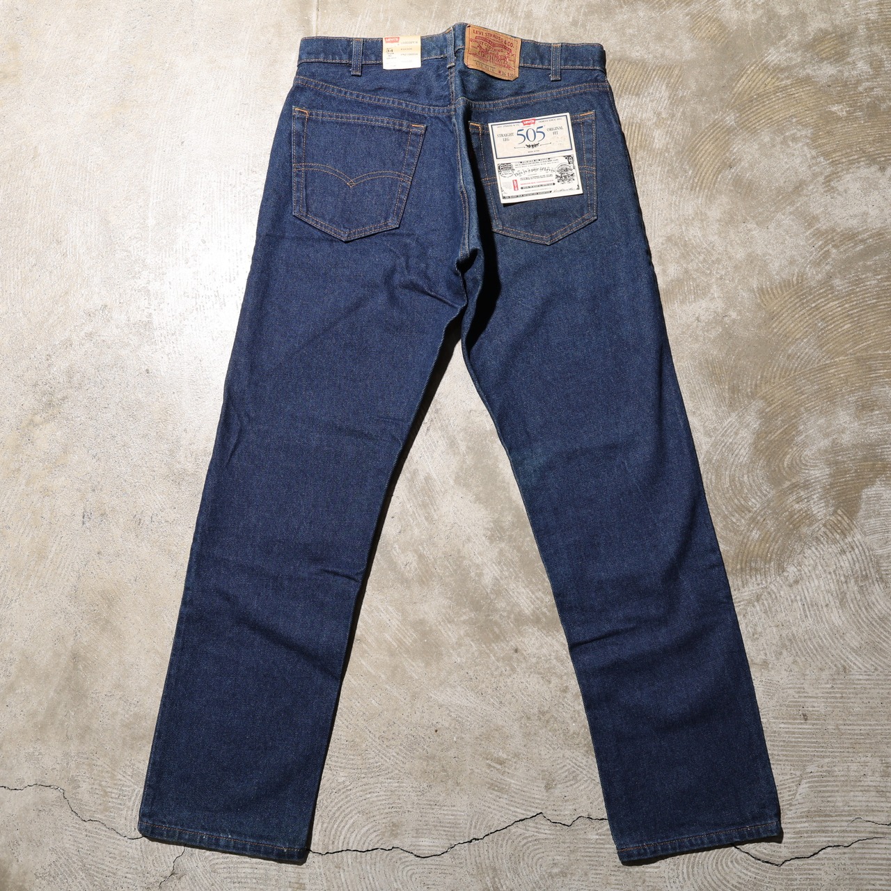 Deadstock 34×30 Levi’s 505-0216 USA 87年 インディゴ ブルー デニム パンツ リーバイス
