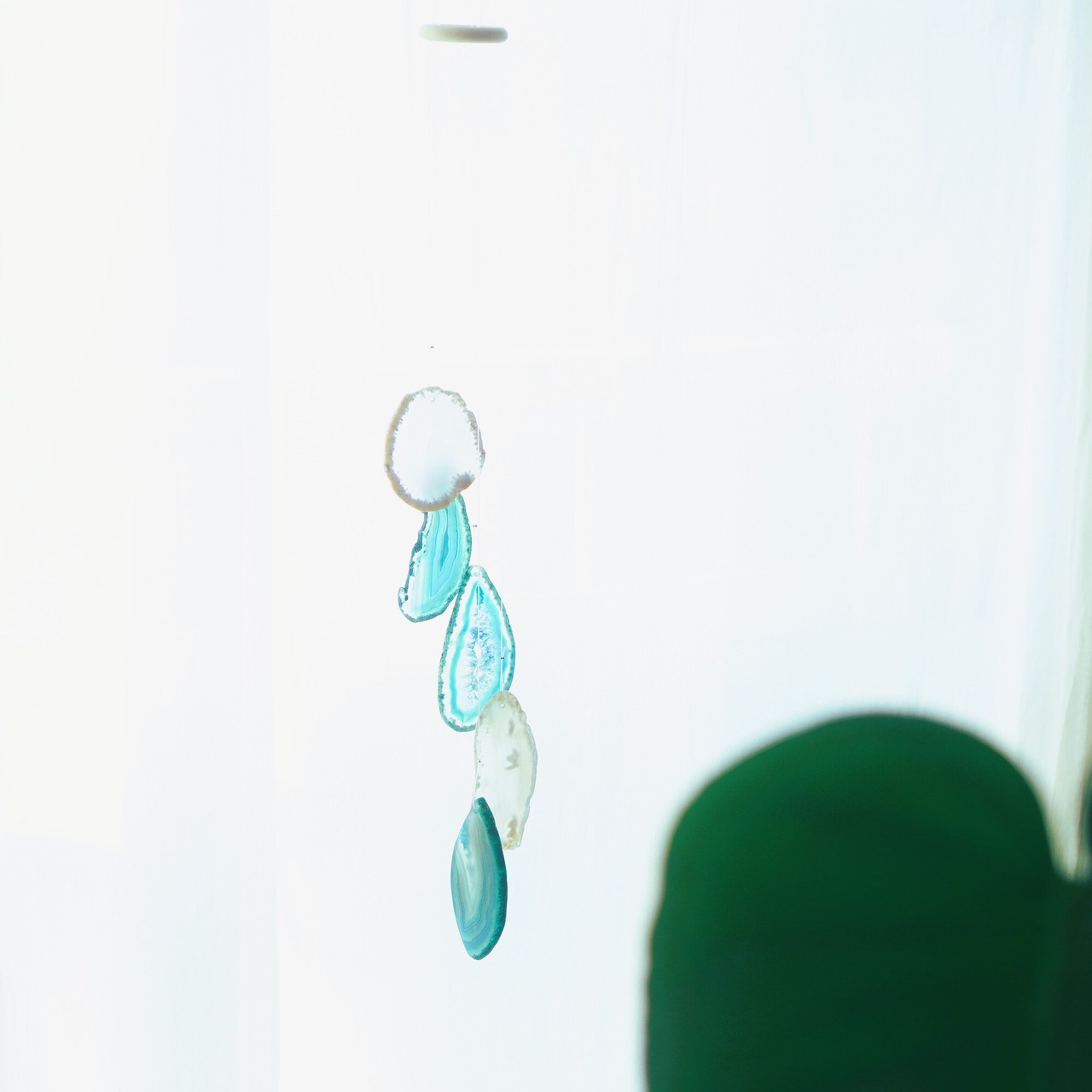 Sea Spray 02 - アゲートヒーリングチャイム / Agate Sun Catcher Wind Chime 084