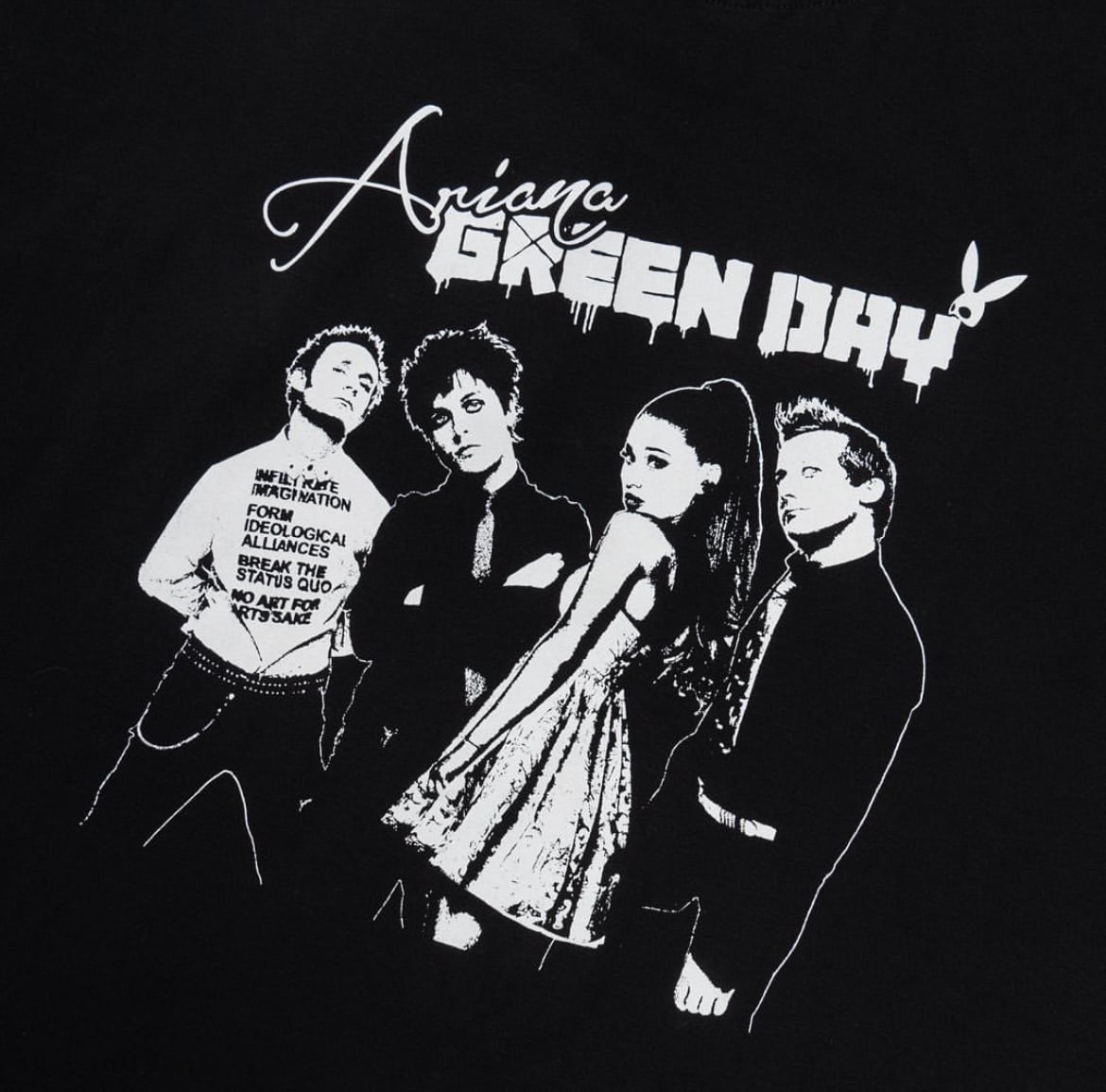 ミュージシャン Unofficial ARIANA & GREEN Day Tee Unofficial ARIANA & GREEN Day Tee | LIVIN' LARGE WEB STORE