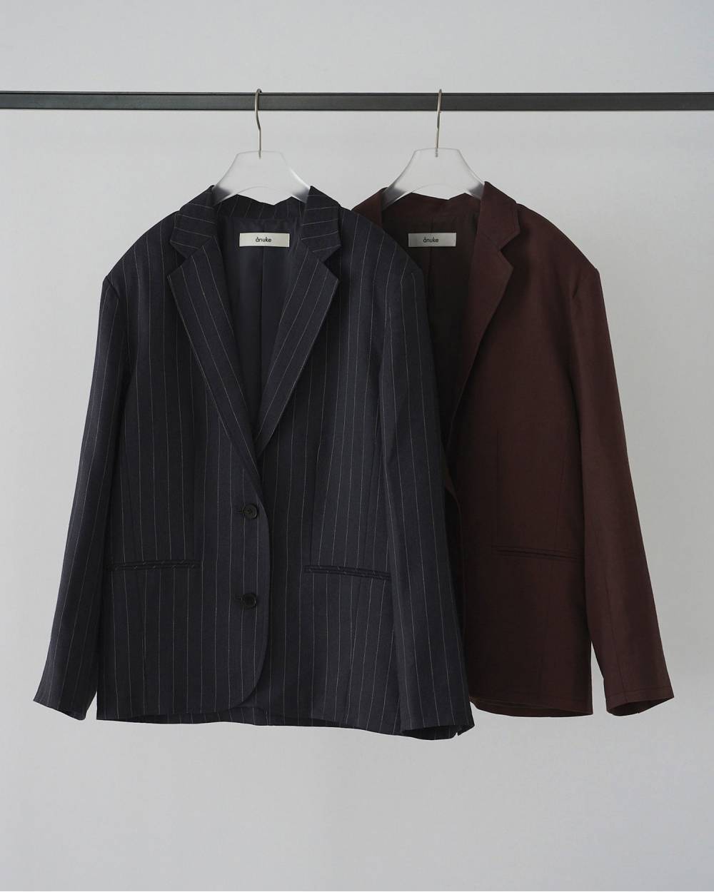 anuke アンヌーク Over Linen Jacket 62610104 (NVY) | ANERCA & L.I.V