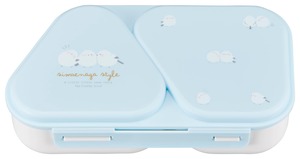 【人気】オーエスケー（OSK) おにぎり ランチケース 抗菌 弁当箱 465ml シマエナガ SEN 押し型付 電子レンジ対応 LS-15 日本製