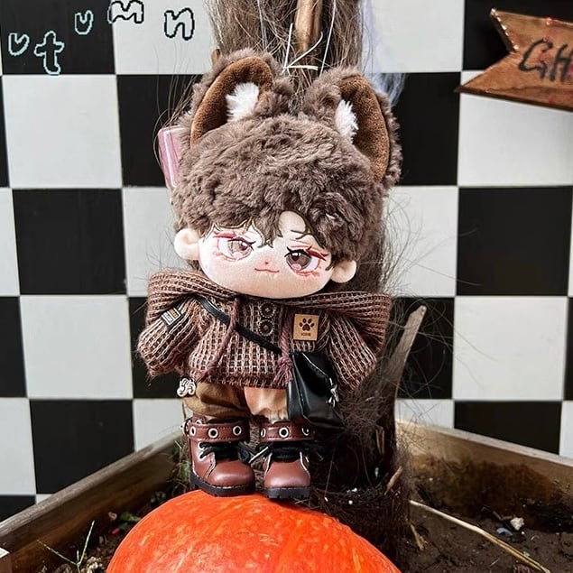 15cmぬい服】メイラードコーデ 着せ替えぬいぐるみlabubu用 棉花娃娃お