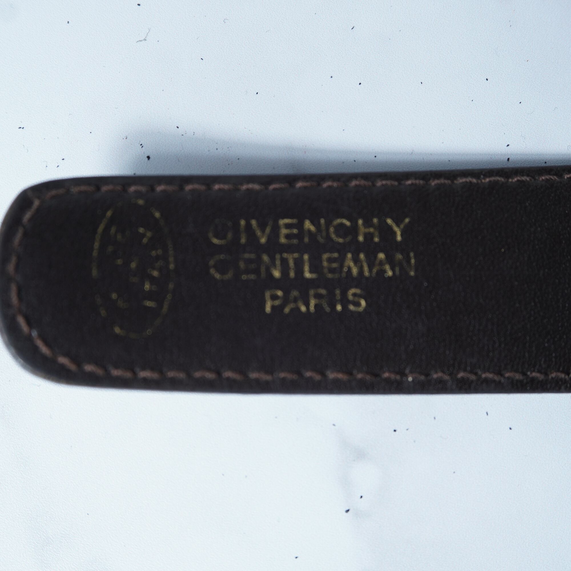 GIVENCHY】ジバンシー 4Gロゴゴールドバックルレザーベルト black