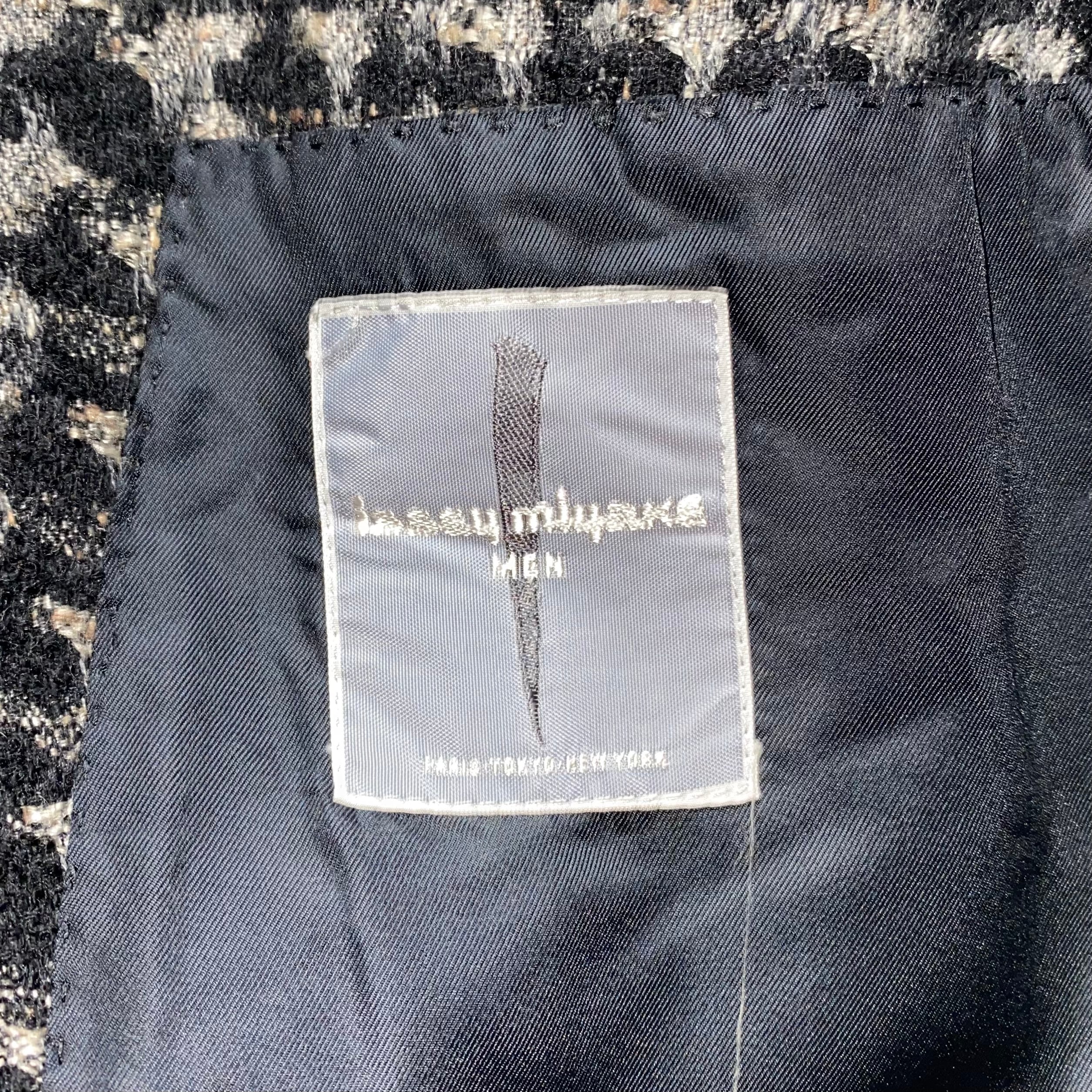 vintage 1980's ISSEY MIYAKE MEN tweed tailored jacket | NOIR ONLINE