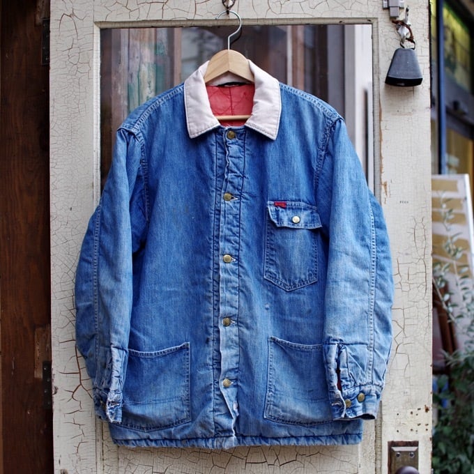 1960-70s Big Smith Quilt Lined Denim Chore Jacket / ビッグ 1960-70s Big Smith Quilt Lined Denim Chore Jacket / ビッグ