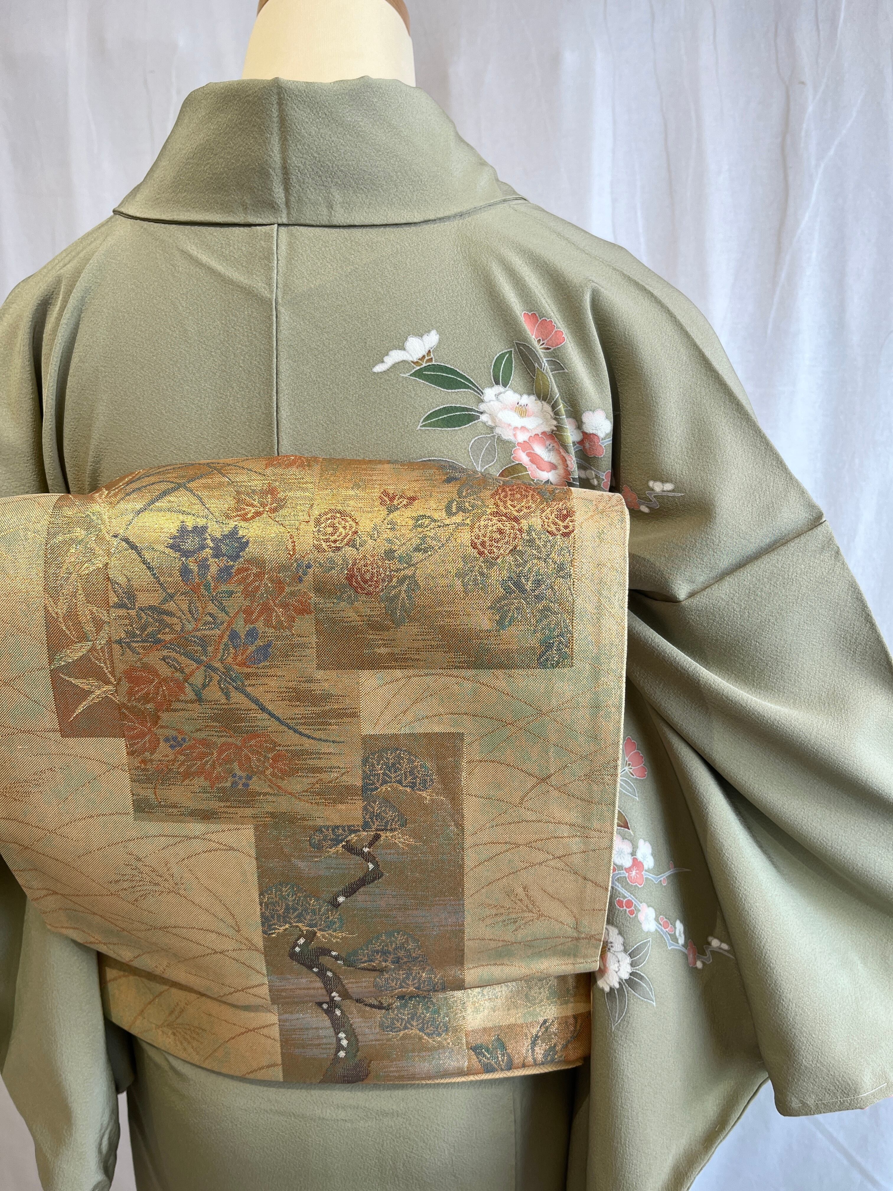 2293 高身長 作家物 加賀友禅 訪問着 袷単品 Houmongi (lined kimono) | リサイクル着物ショップ La遇 Used  Kimono Shop Lagu powered by BASE