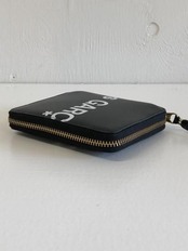 【COMME des GARCONS WALLET】HUGE LOGO ZIP WALLET