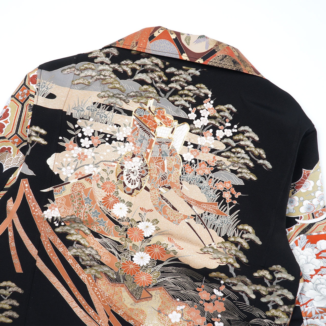 【RJK-M008】再構築リメイク着物ライダースジャケット KIMONO RIDERS JACKET