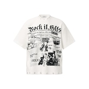 VINTAGE ストリート Rockワッフル Tシャツ T2074