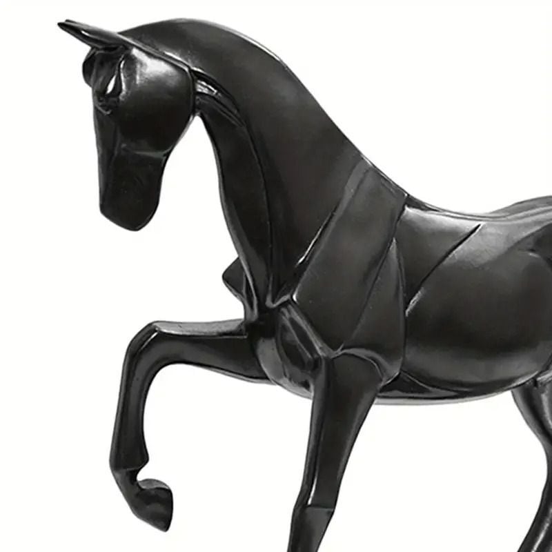置物 ホース ブラック オブジェ 馬 お洒落 シンプル モダン かっこいい