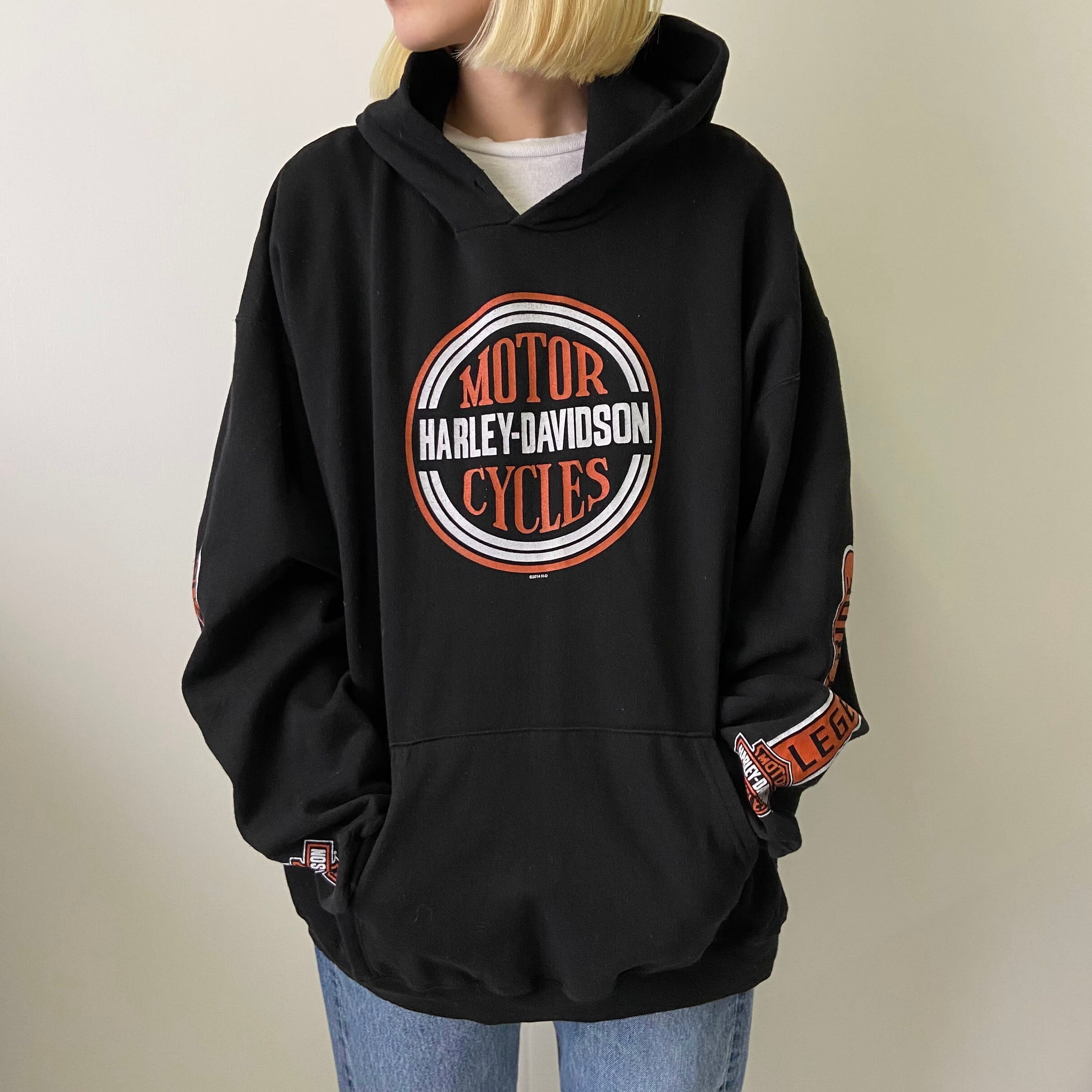 Harley-Davidson ハーレーダビッドソン 両面プリント スウェット 