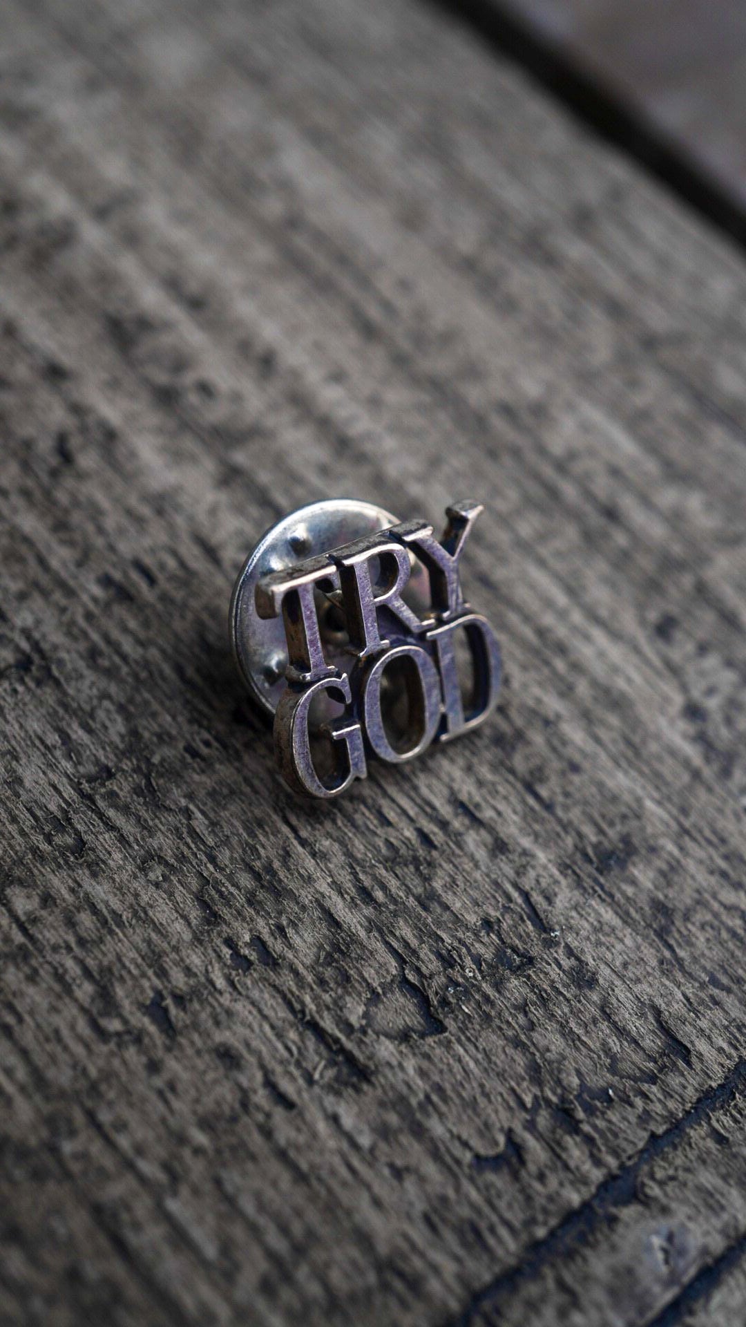 TIFFANY&Co. ティファニー TRY GOD ピンバッチ シルバー ヴィンテージ