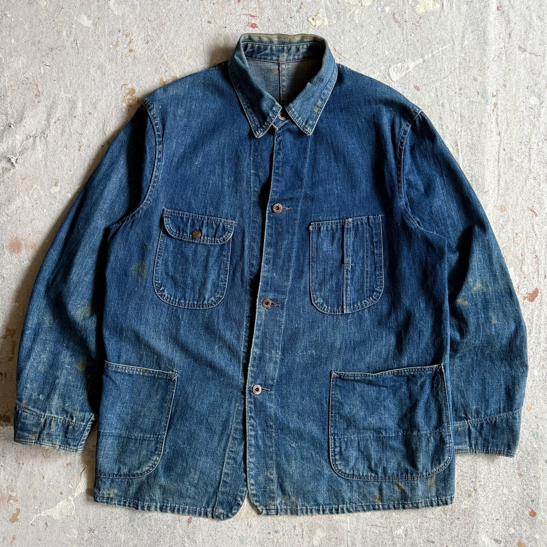 1940s 大戦 カバーオール 月桂樹 42位 Z232