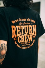 CREW BLACK ORANGE  T