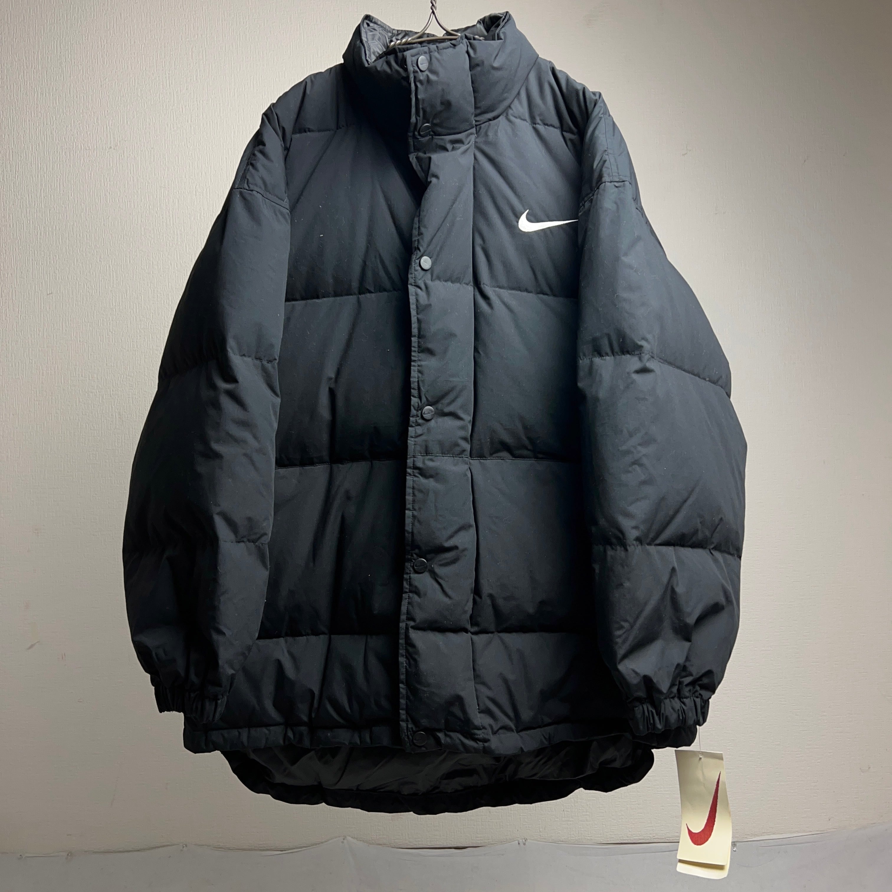 Deadstock 90's “NIKE” SWOOSH DOWN JACKET SIZE M 90年代 ナイキ ダウンジャケット デッドストック  銀タグ【0908A39】【送料無料】